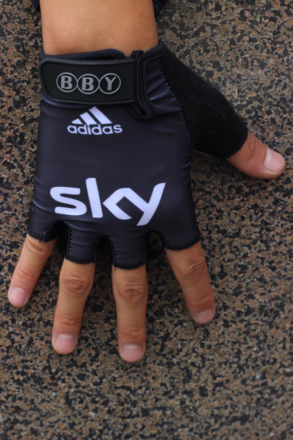 2015 Sky Guanto Ciclismo Nero